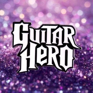 Retro Guitar Hero Nostalgia Enamel Pin - Activision Harmonix Collectible